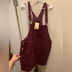 Corduroy Overall Dress